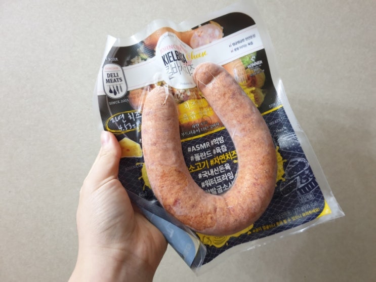  블챌) 존쿡 킬바사치즈 야식간식으로 딱!