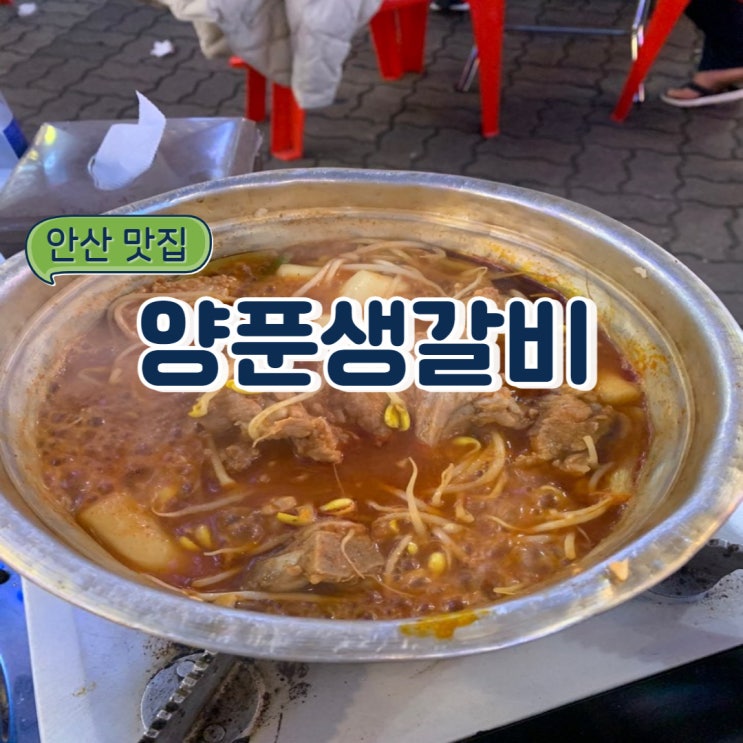 반주하기 좋은 갈비찜 맛집/안산맛집 : 머슴식당 양푼생갈비