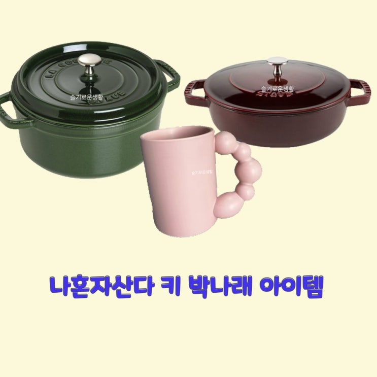  키 박나래 냄비 주물 전복 솥밥 병어조림 구슬 컵 나혼자산다 461회 아이템