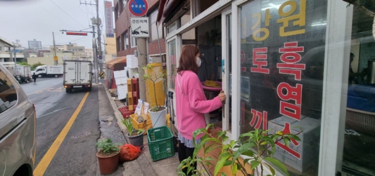  제주 동문시장 고려건강원 흑염소 양파즙 짜는곳 추천