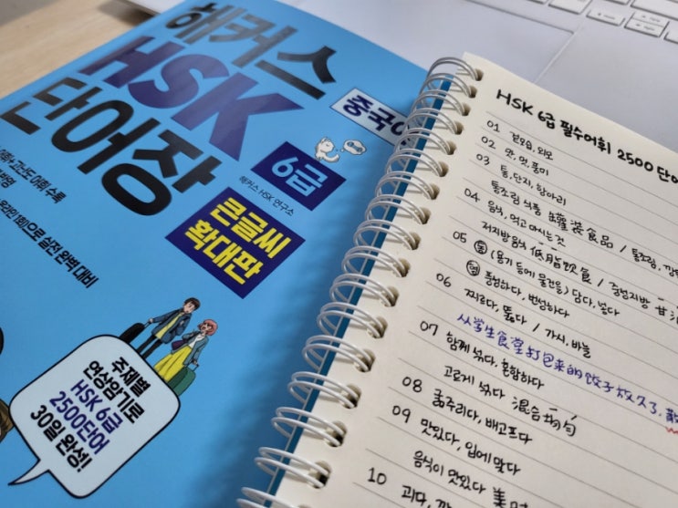  해커스 HSK 6급 중국어단어장 필수어휘 30일 완성