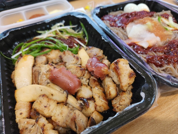  [회사원점심] 꾸꾸삼겹 덕천점 :: 꾸꾸냉면세트