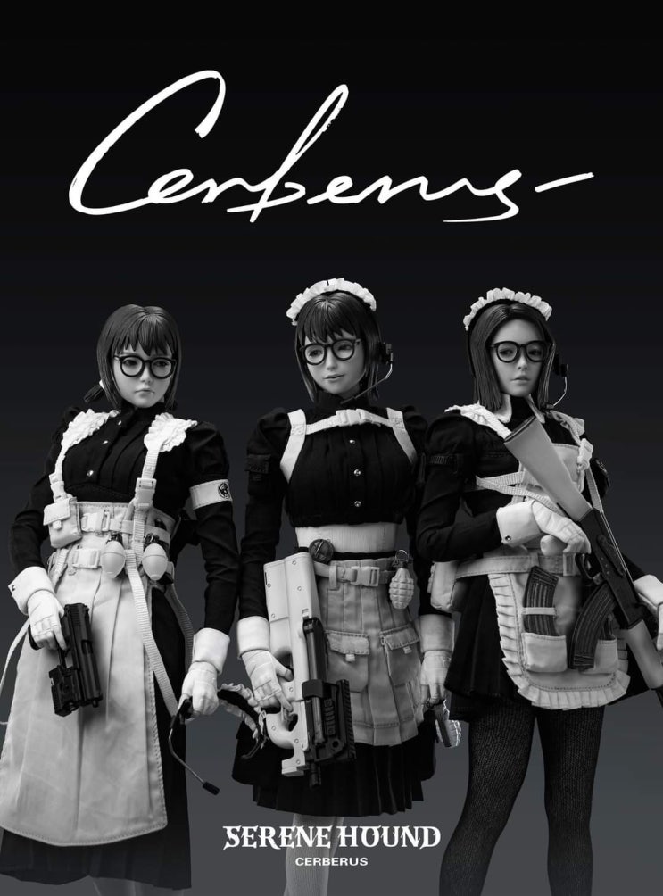  [출시 소식] 『I8 toys』1/6 Serene Hound Troop CERBERUS MAID TEAM (Cer/Be/Rus 3종) '케르' '베' '로스' 메이드 팀 3종