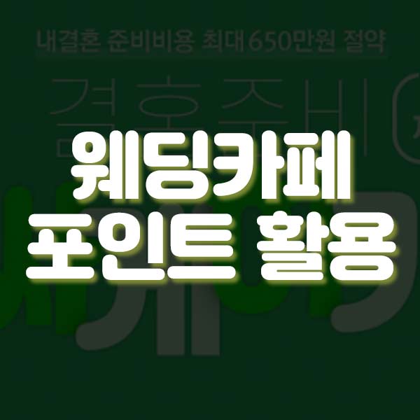  웨딩일기_웨딩카페 적립 포인트 사용계획 (베스트 뮤직 사회자/축가)