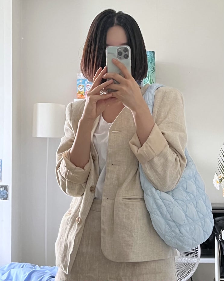  [20대가방추천/칼린가방] 제니 구름백 저렴이 <칼린 소프트백 하늘색> 내돈내산 후기