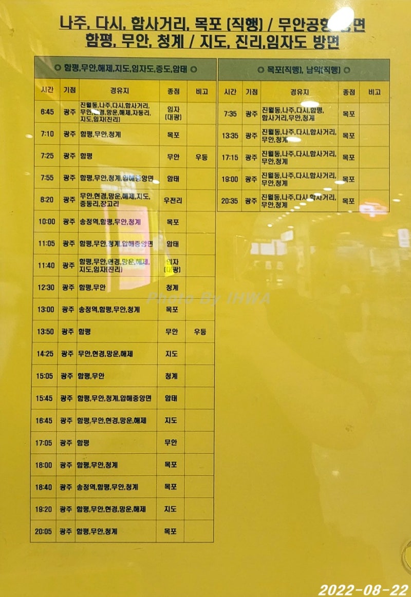 유스퀘어광주종합버스터미널 시외버스 시간표 (2022. 8. 22 기준) * 시간변동 잦으니 주의! : 네이버 블로그 유스퀘어광주종합버스터미널 시외버스 시간표 (2022. 8. 22 기준) * 시간변동 잦으니 주의! : 네이버 블로그