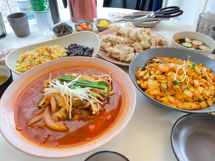  광주 짜장면 맛집 수완지구 장덕동 영하반점, 사천짜장면과 탕수육 조합