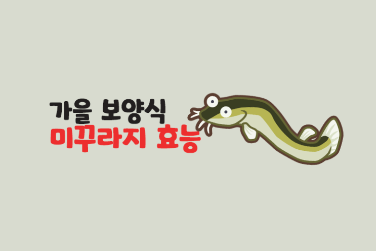  미꾸라지 효능 가을 보양식