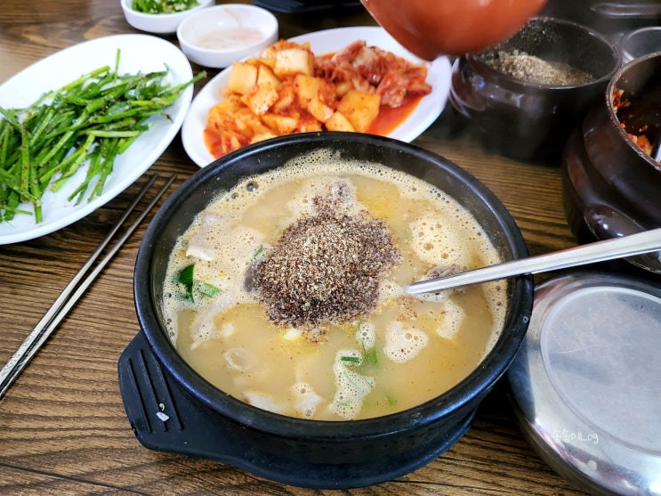 용인 기흥 순대국 맛집 원평시골장터