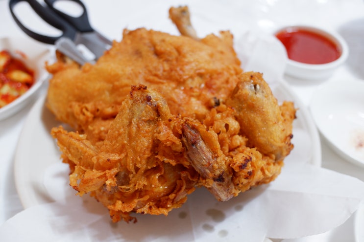  부여 시골통닭 역시 백종원 맛집 맛있어