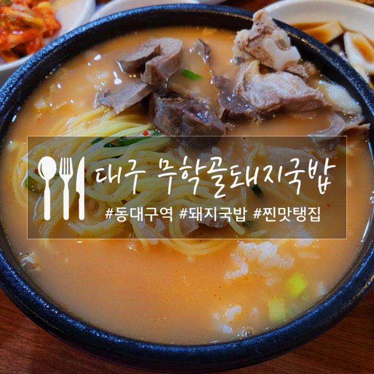  대구 무학골 돼지국밥, 서울에서도 생각나는 동대구역 근처 찐 맛집