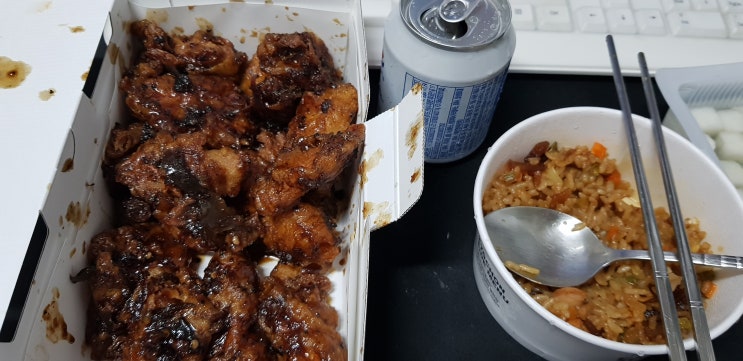 안양 충훈부 박달동 맛집 교촌치킨 치밥과 블랙시크릿순살 후기