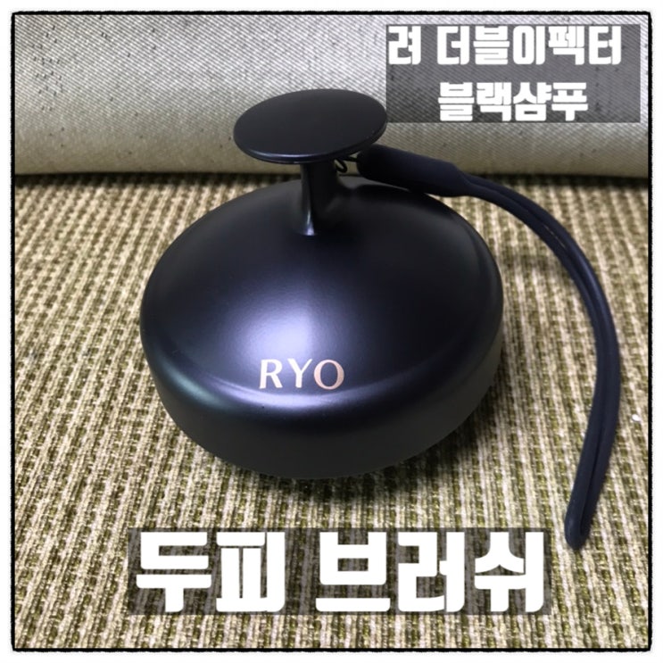 려 더블이펙터 블랙 샴푸 두피 브러쉬 사용 후기 려 더블이펙터 블랙 샴푸 두피 브러쉬 사용 후기