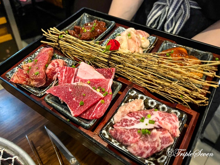  [맛집] 선릉역 맛집 강남 류마 방문 후기! 현주엽 맛집 야키니쿠3종 + 호르몬3종 후기!