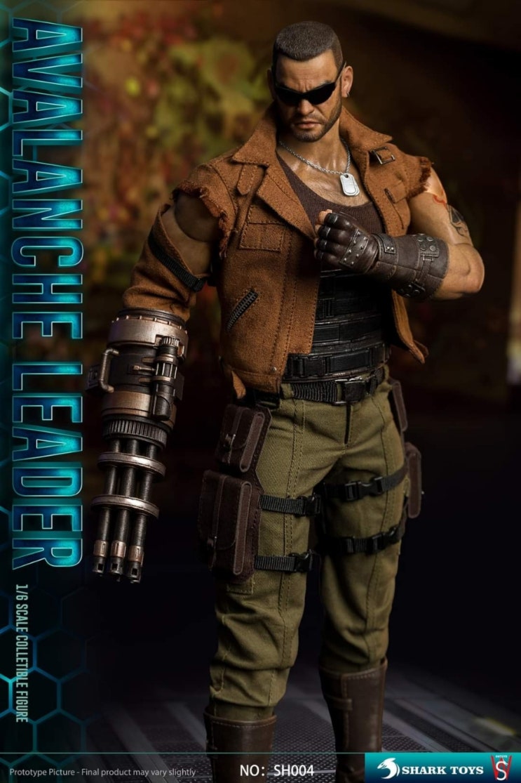  [출시 소식]『SHARK TOYS』1/6  FINAL FANTASY Ⅶ - Avalanche Leader : Barret Wallace 파이널 판타지7 - 아발란체 리더 : 바레트