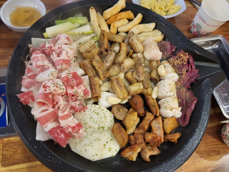  옥길동맛집 태영생막창 한우곱창 옥길점 한우곱창세트 주차장 무료