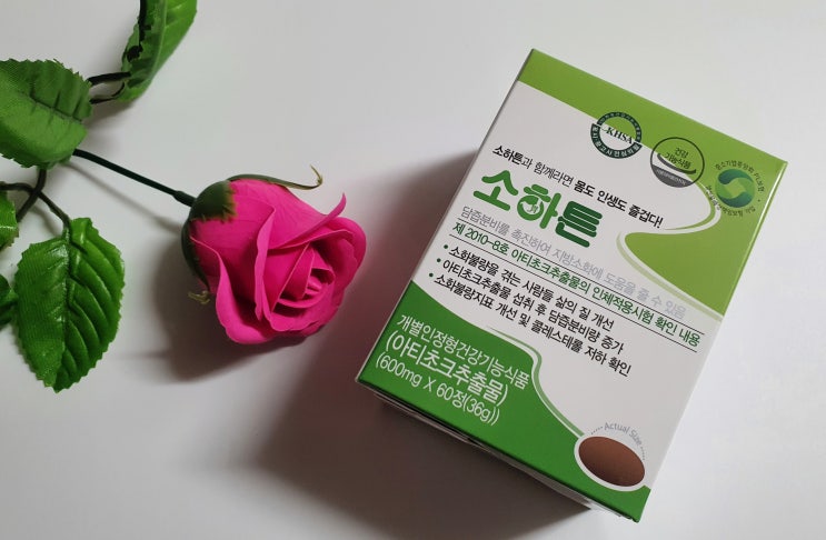  만성소화불량 아티초크 추출물이 함유된 소하튼으로 속이더부룩할때 챙겨먹어요