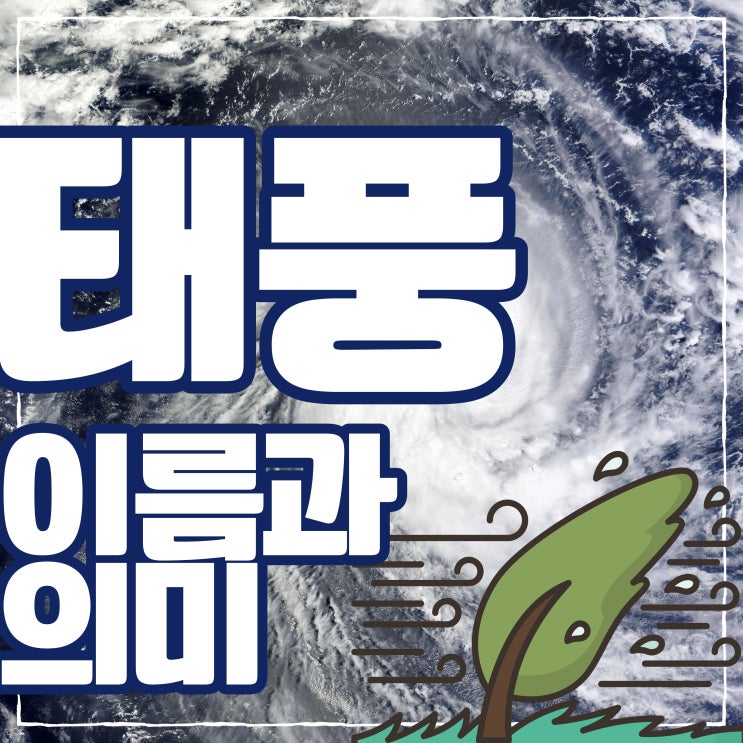  태풍번호 매기는 법과 태풍이름과 뜻