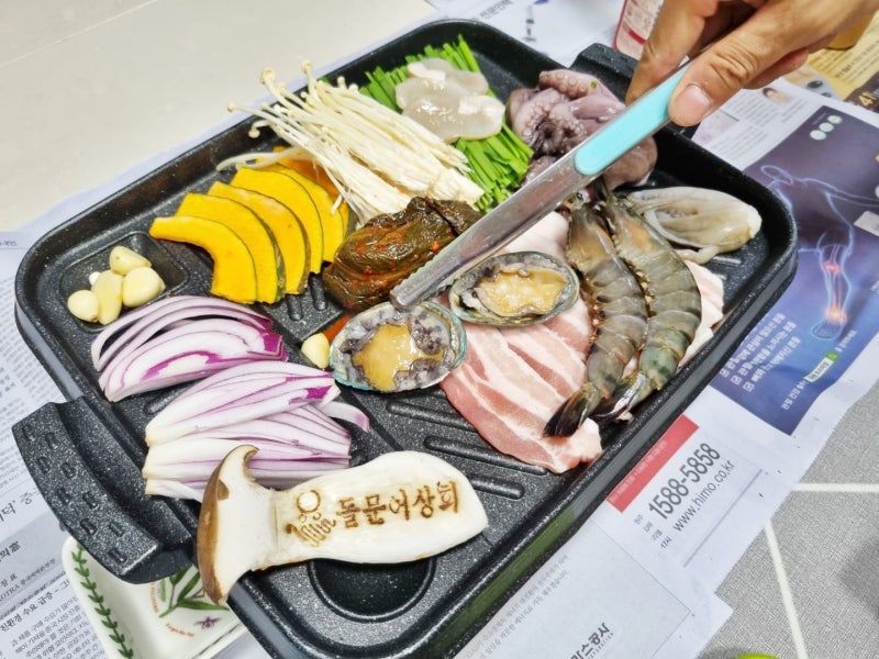 여수맛집 돌문어상회 돌문어삼합밀키트 택배로시켜먹기