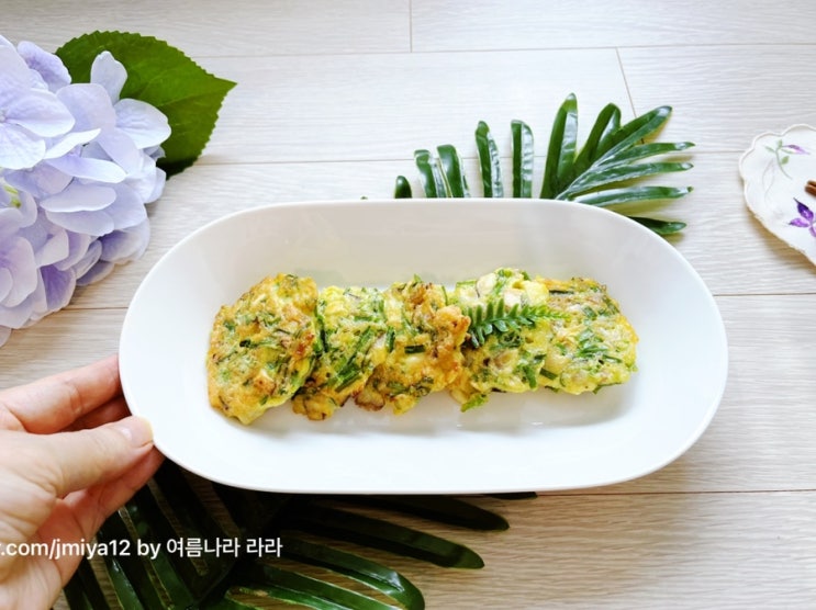  버섯전 부치기 명절전 버섯종류 고소한 송화버섯 부추전 레시피