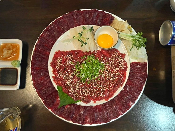 아차산 뭉티기 맛집 도전 성공적 :: 정성육회
