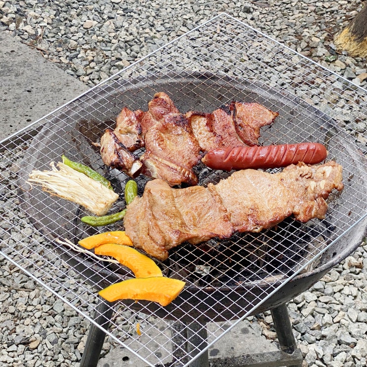 광주 진월동 캠핑식당 :: 상록수 캠핑감성 돼지갈비 맛집