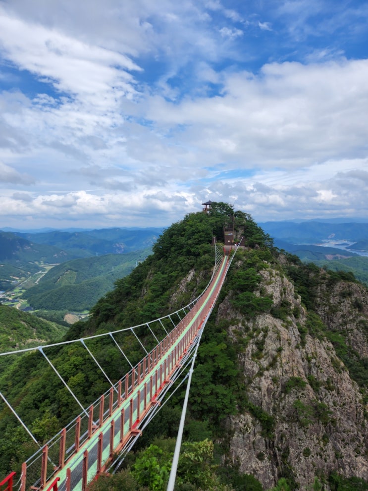  진안 구봉산 등산코스, 구봉산 구름다리 등산코스 (운장산주차장)
