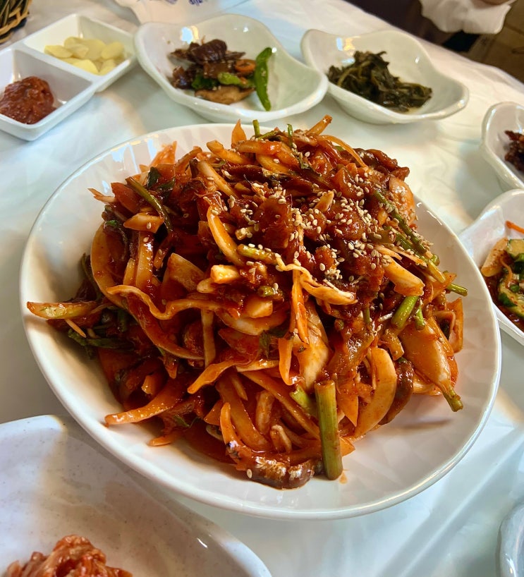  [전남 남해 맛집] 공주식당 남해 가서 유명한 멸치 회 무침 먹으실???
