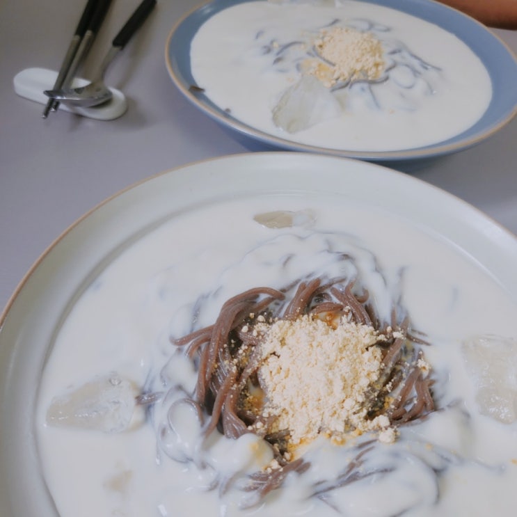  전주 맛집 '메르밀진미집'의 콩국수 택배로 서울에서 편하게 먹기