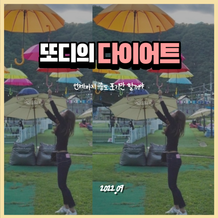  [다이어트 일기] 30대 직장인 다이어트 다시 Start