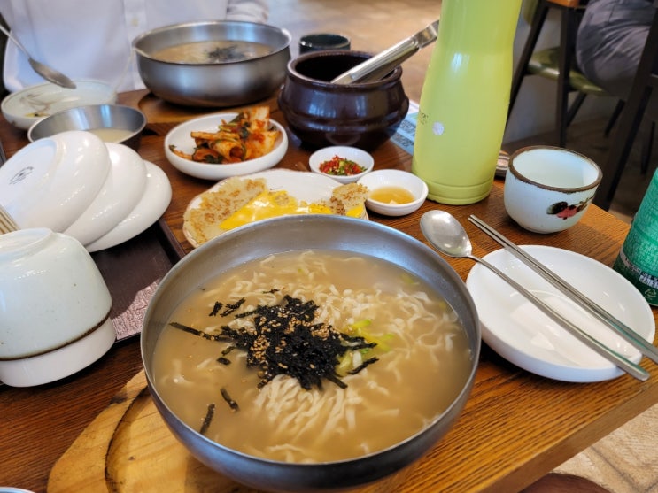  합천 왕후 시장 맛집 '순 할머니 손칼국수', 비 오는 날 즐기는 짭짤한 손칼국수 한 그릇 (합천 왕후 시장 주차장 정보)