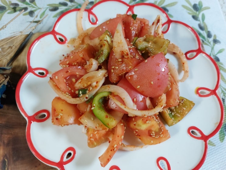 토마토 김치 토마토 겉절이 토마토 김치 토마토 겉절이