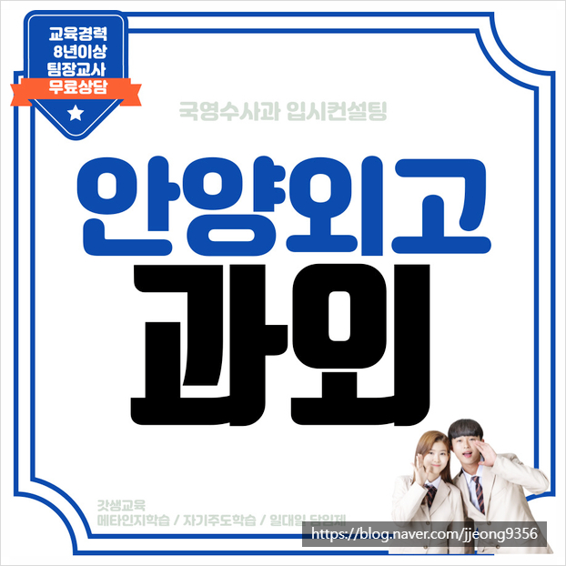  안양외고 수학 영어 내신관리 국어 영수 과탐 사탐 전문