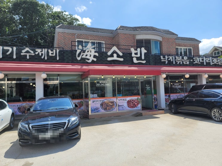  포천 고모리 낙지볶음 털레기수제비 [해소반] 고모리저수지 맛집