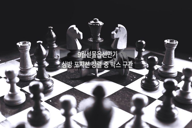  파생시장 상방 포지션 정렬 중 박스 구간