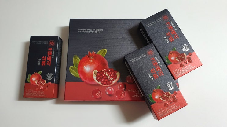  크랜베리효능 네오에이인터내셔날 크랜베리석류농축액 2022년 추석 명절 선물 준비 끝~!