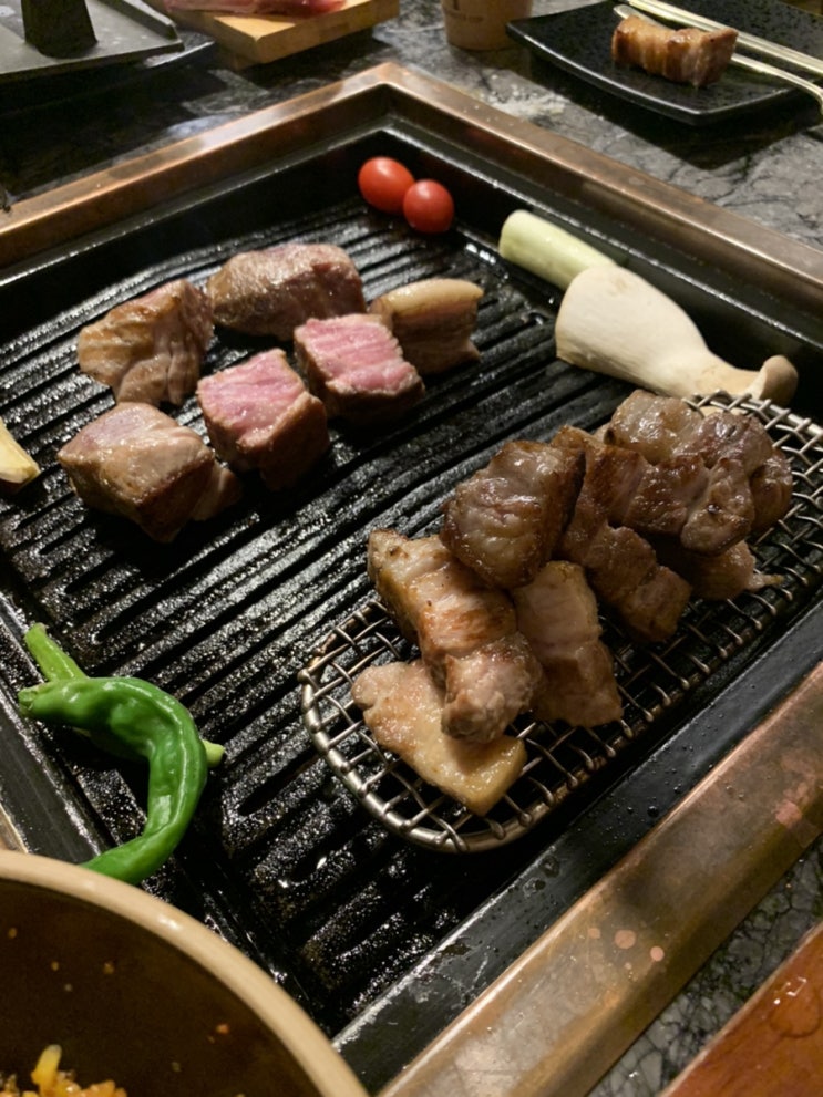  - 부산 시청 고기구워주는 고기 맛집 사이드메뉴 꼭 드세요 '마장동김씨 연산시청점' -
