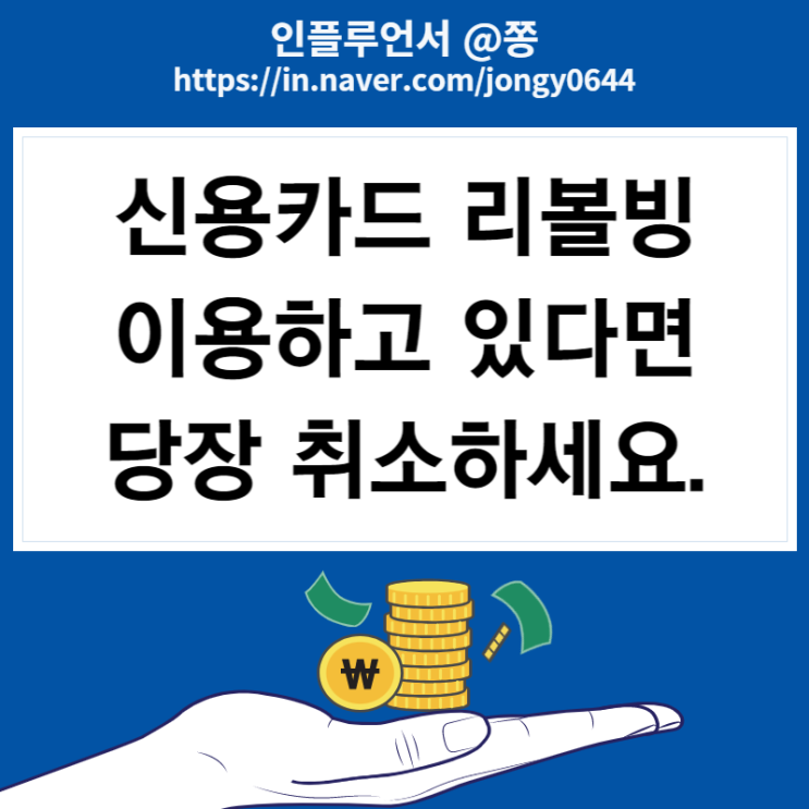 신용카드 리볼빙 신용등급 점수에 미치는 영향 (일부결제금액 이월약정 뜻)