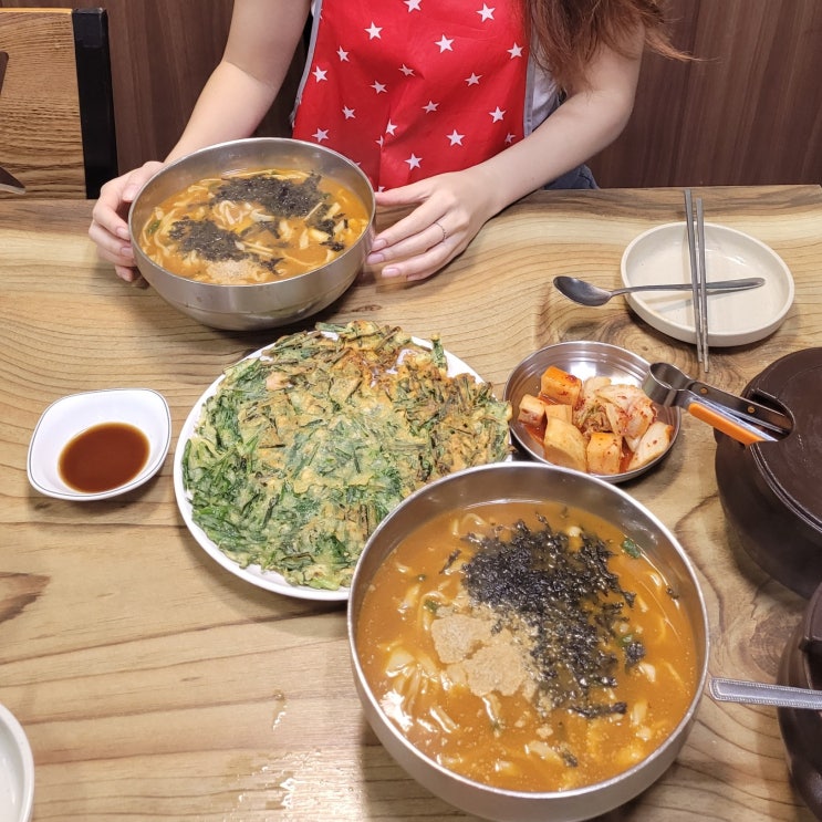  강릉 시외버스터미널 맛집 면발 끝내줬던 원조교동장칼국수