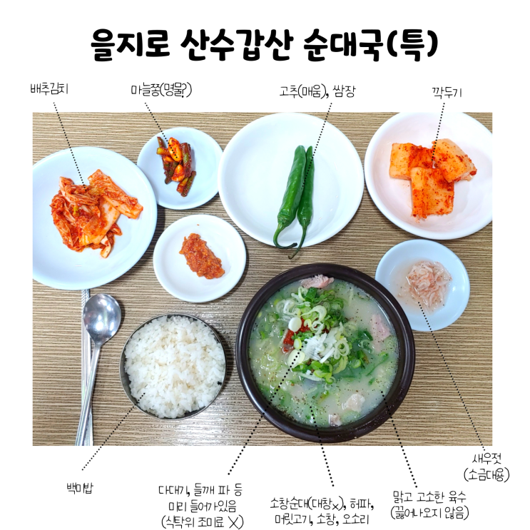  50년 노포의 내공, 을지로 산수갑산 순대와 순대국