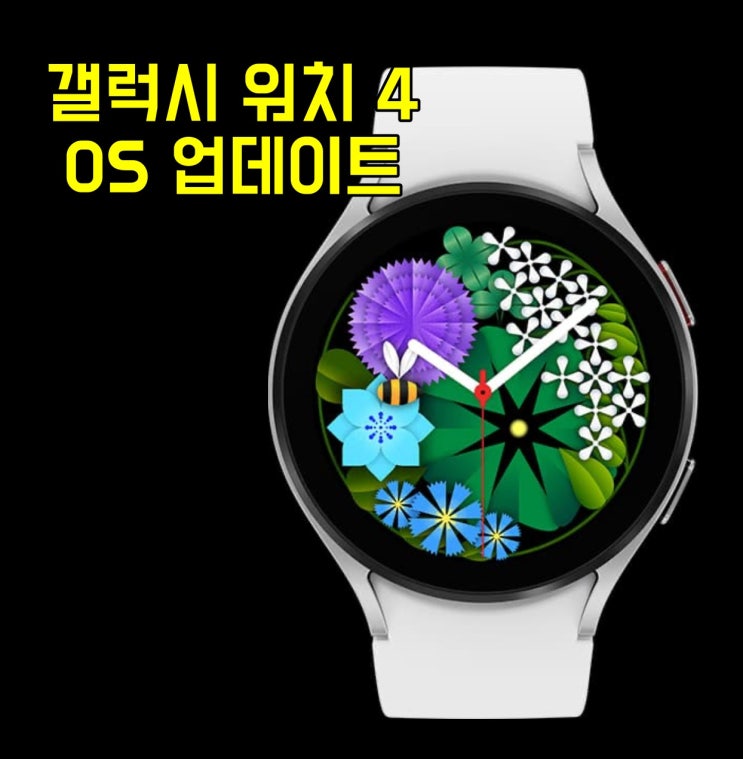 갤럭시 워치 4 운영체제 업데이트로 시계 페이스 6종 추가