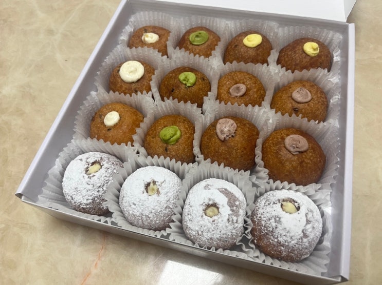  팥앙금과 다양한 크림이 꿀조합! 찹쌀도넛 맛집 ‘도넛츠윤 파주운정점’