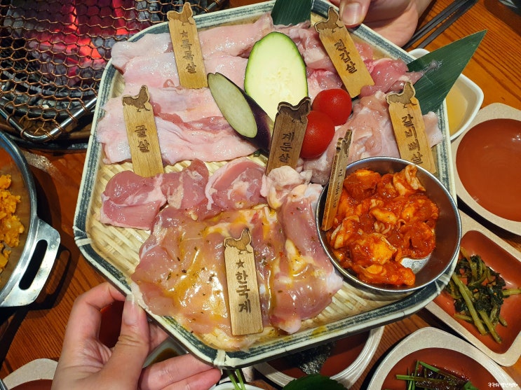  [잠실새내맛집] 한국계 :: 숯불 닭 모둠구이를 즐길 수 있는 곳!