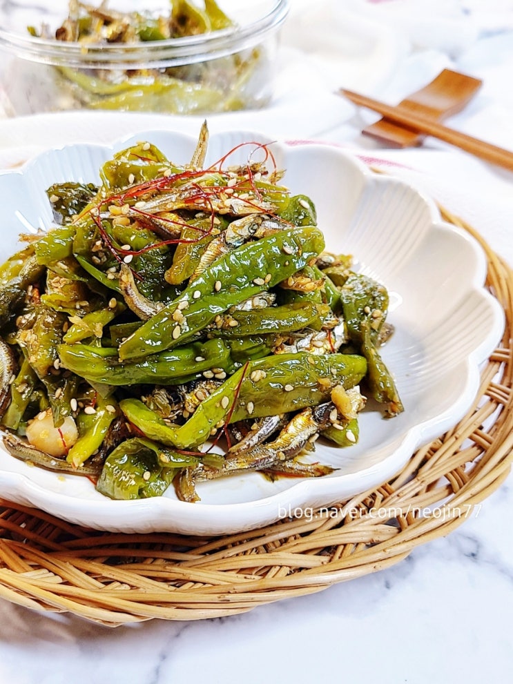 꽈리고추멸치조림 부드러운 꽈리고추조림 꽈리고추요리 가정식반찬 레시피 꽈리고추멸치조림 부드러운 꽈리고추조림 꽈리고추요리 가정식반찬 레시피