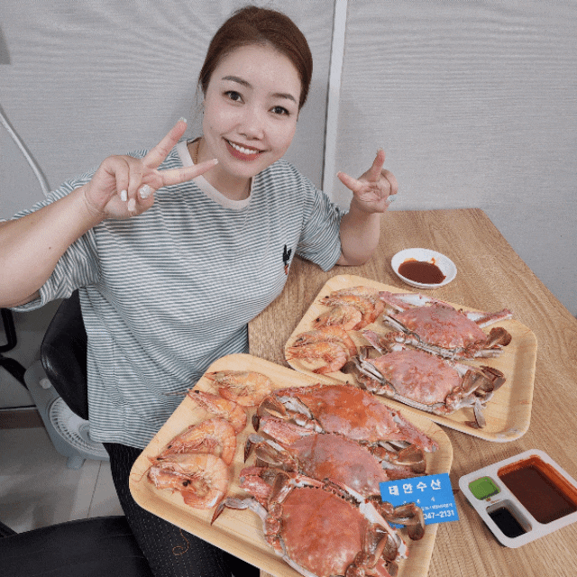  태안수산 택배전문점 활새우와 활꽃게 포장했어요