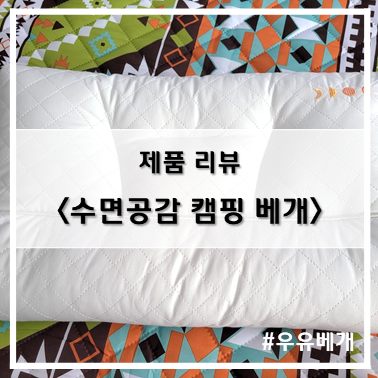  [제품 리뷰] 수면공감 캠핑 우유베개