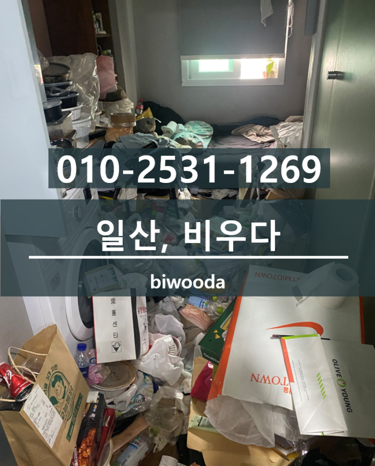  일산가정폐기물 고양쓰레기집청소 정발산동 폐기물 처리, 비우다 홈 서비스!