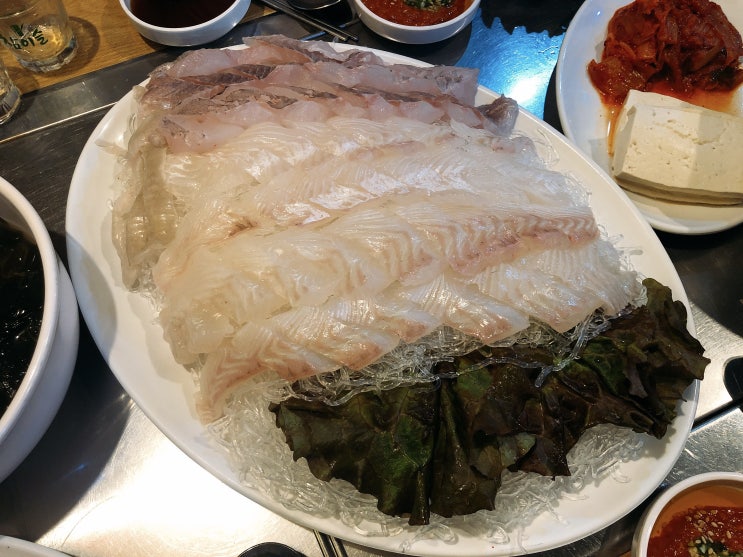  양천구횟집에서 맛있는 회 먹었어용