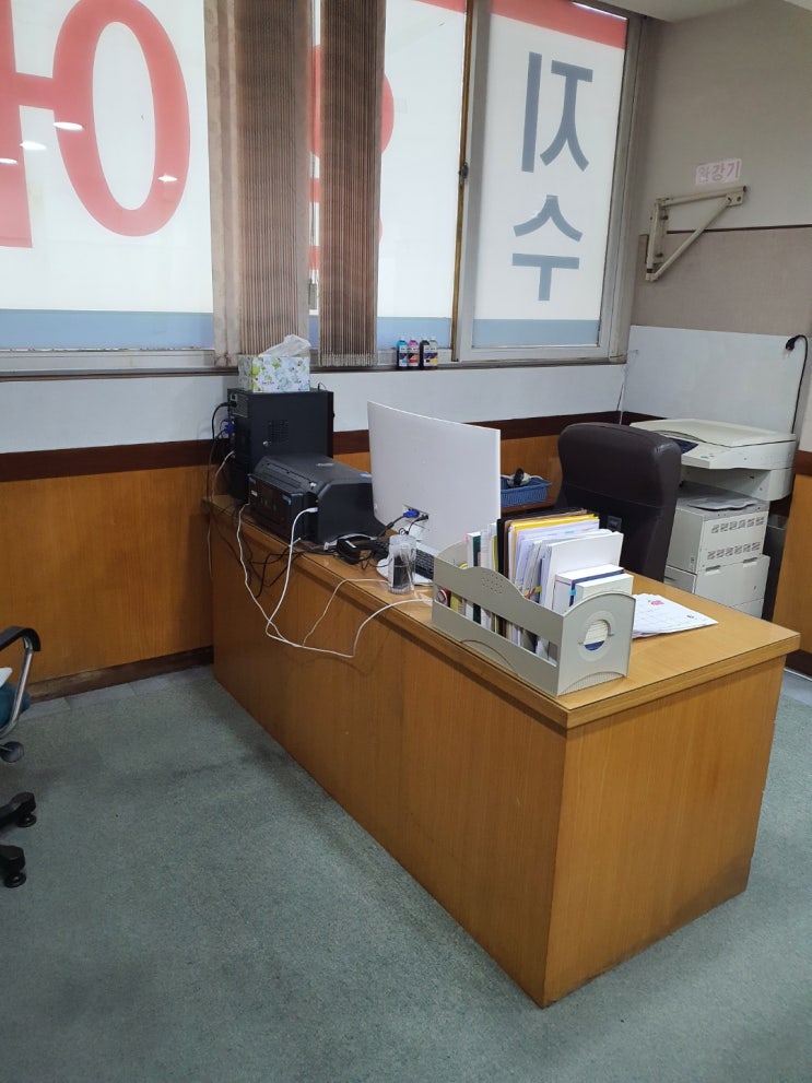  HP8210 프린터 임대 ** 영어학원, 보충용 잉크도 서비스로
