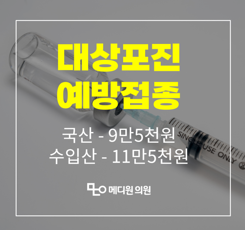 대상포진 예방접종 가격 50대 이상이라면 필수일까